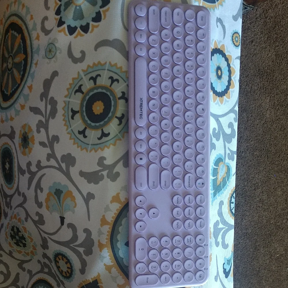 Pink Wireless Keyboard